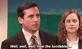 my how the turntables gif|the office turntables gif.